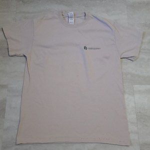 Brimfield Antique Auto Show First Congregational Church Graphic Tan Gildan Shirt